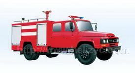 東風(fēng)尖頭干粉消防車(chē)圖片