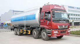 歐曼前四后八粉粒物料運輸車(chē)圖片